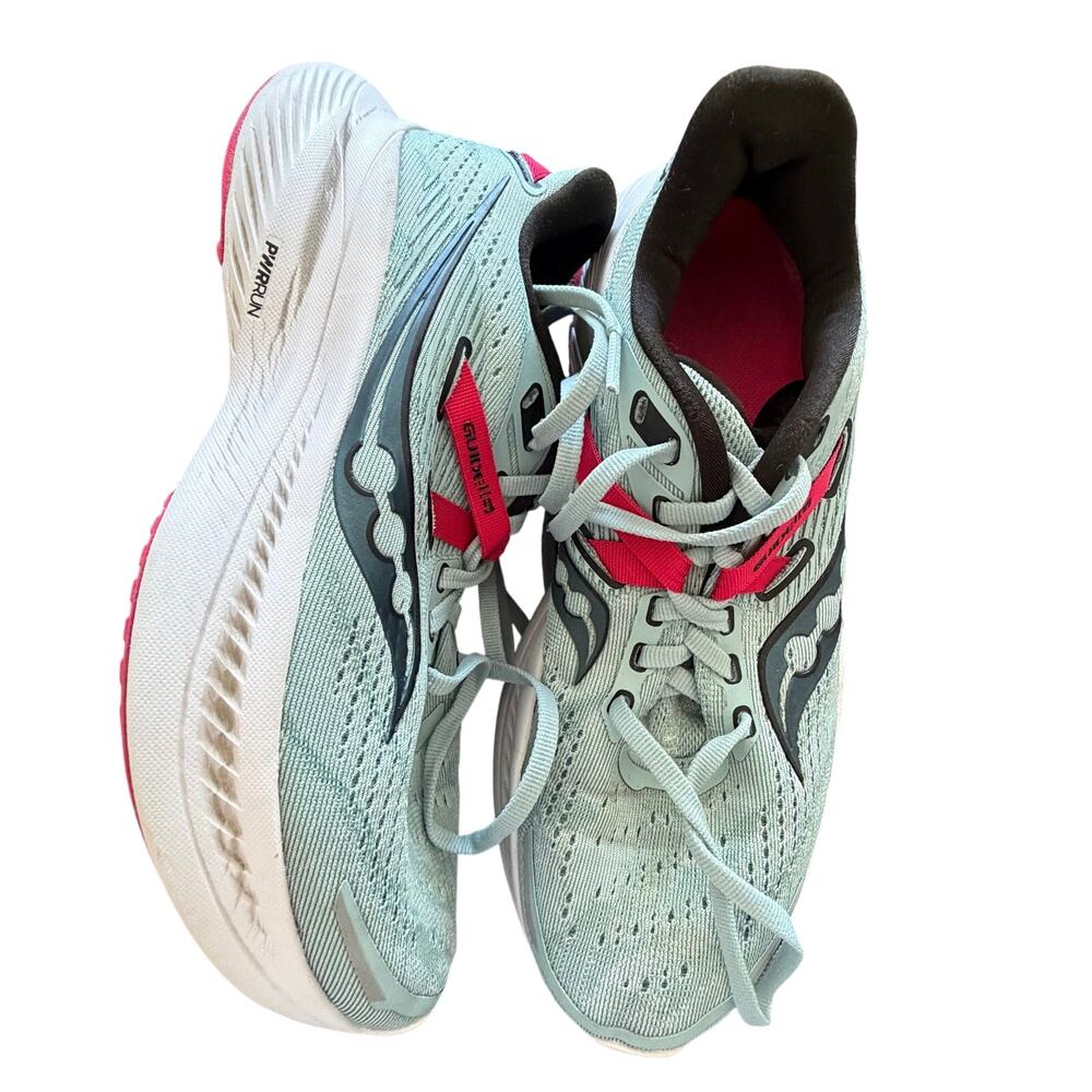 Saucony Guide 16 womens stability running shoes PWRRUN foam Mineral Rose sz 6 - Picture 1 of 10